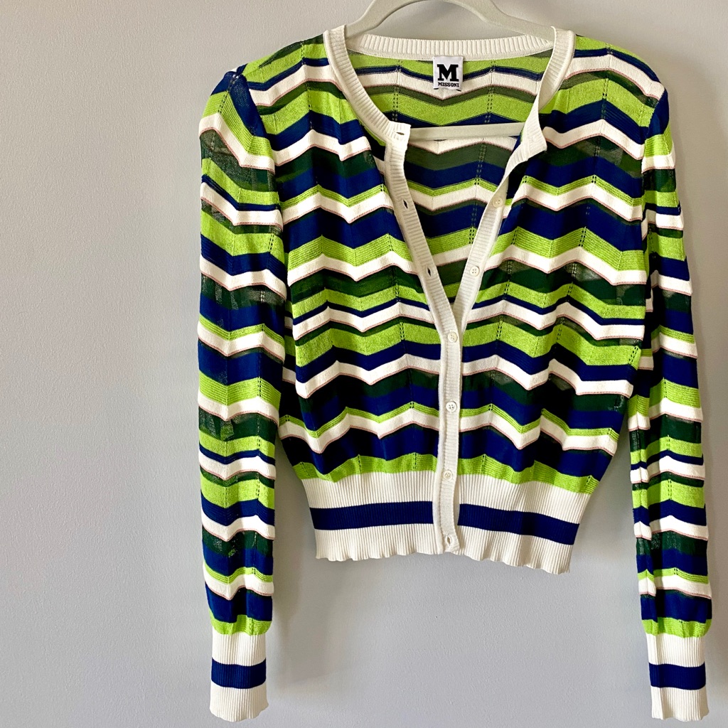 Missoni Cropped Buttoned Sweater